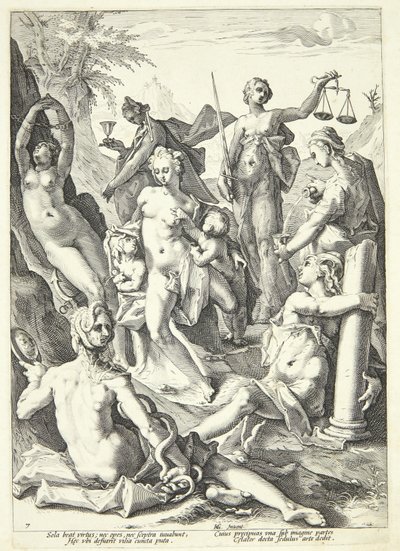Die sieben Tugenden von Jacob Matham