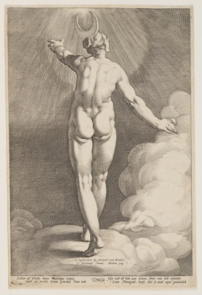 Diana in den Wolken von Jacob Matham