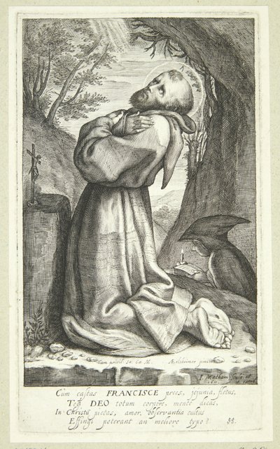 Franz von Assisi von Jacob Matham