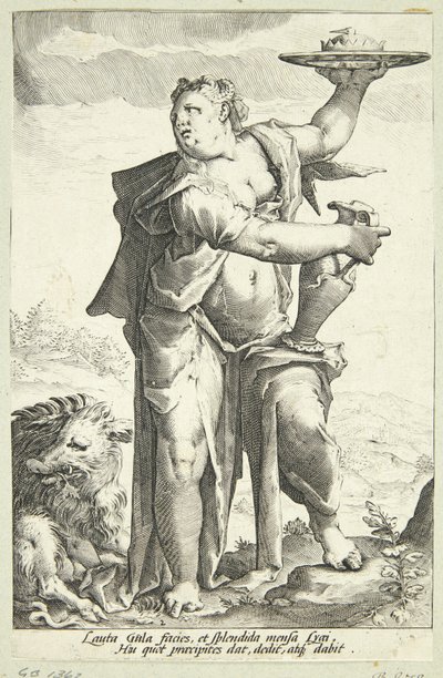 Völlerei von Jacob Matham