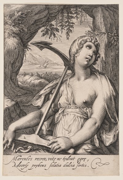 Hoffnung, aus Die sieben Tugenden von Jacob Matham