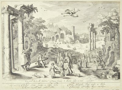 Merkur und Herse von Jacob Matham