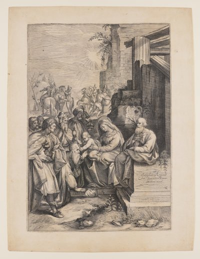 Die Anbetung der Könige von Jacob Matham