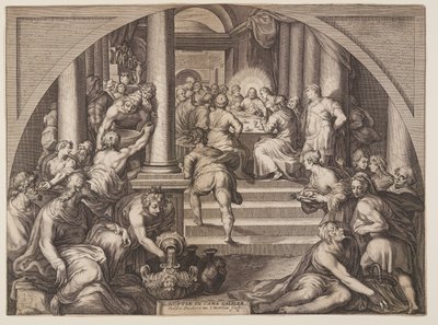 Das letzte Abendmahl von Jacob Matham