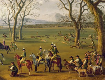 Wildschweinjagd von Jacob Philippe Hackert