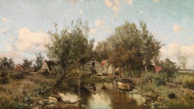 Landschaft bei Waasmunster von Jacob Rosseels
