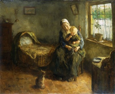 Das Baby anziehen von Jacob Simon Kever