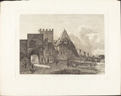 Porta di San Paolo von Jacob Wilhelm Mechau