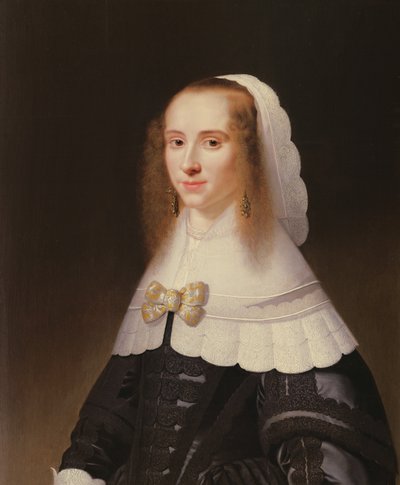 Porträt einer Dame von Jacob Willemsz Delff