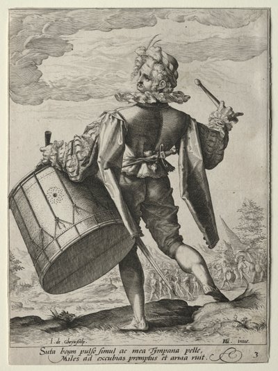 Trommler, 1587 von Jacob de Gheyn II