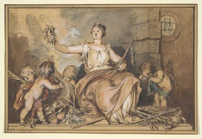 Allegorie von Krieg und Frieden von Jacob de Wit