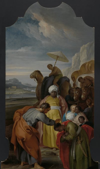 Der heilige Philippus tauft den Eunuchen von Jacob de Wit