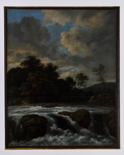 Landschaft mit Wasserfall von Jacob van Ruisdael
