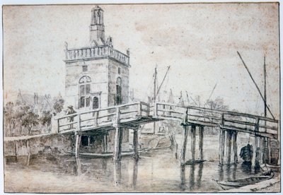 Die Brücke von Alkmaar, ca. 1648-1682 von Jacob van Ruisdael