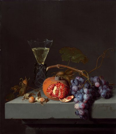 Stillleben mit Früchten von Jacob van Walscapelle