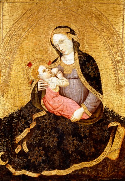 Die Madonna der Demut von Jacobello del Fiore