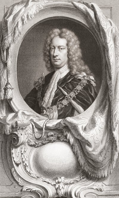 Charles Spencer, 3. Earl of Sunderland von Jacobus Houbraken