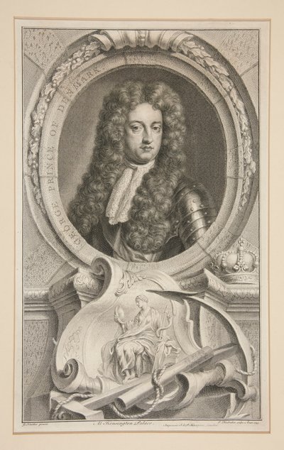 George, Prinz von Dänemark von Jacobus Houbraken