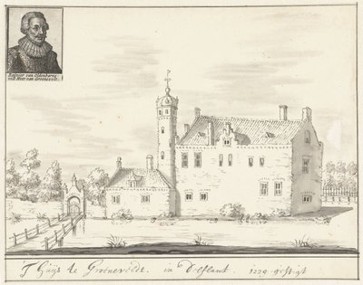 Das Schloss Groenevelt in Delfland von Jacobus Stellingwerff