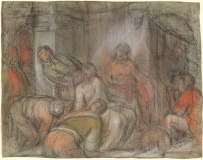 Die Verspottung Christi von Jacopo Bassano