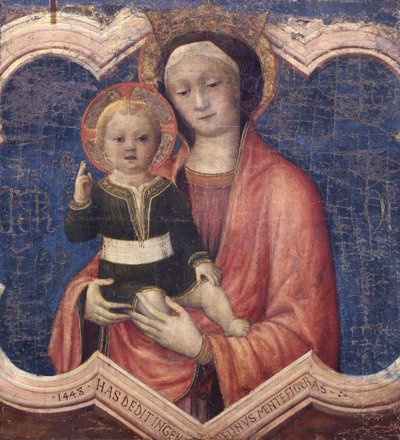 Jungfrau und Kind, 1448 von Jacopo Bellini