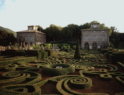 Ansicht der Villa Lante von Jacopo Vignola