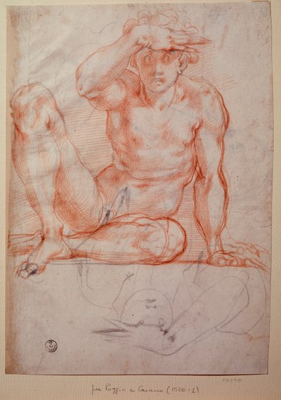 Nackter Mann von Jacopo Pontormo