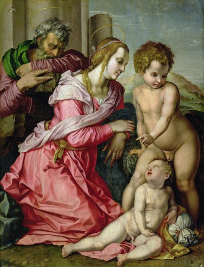 Die Heilige Familie von Jacopo Pontormo