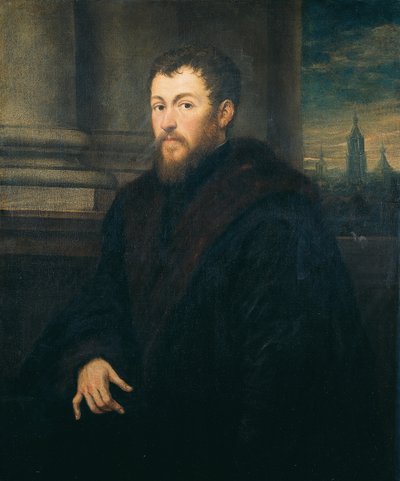 Porträt eines Gentlemans von Jacopo Robusti Tintoretto