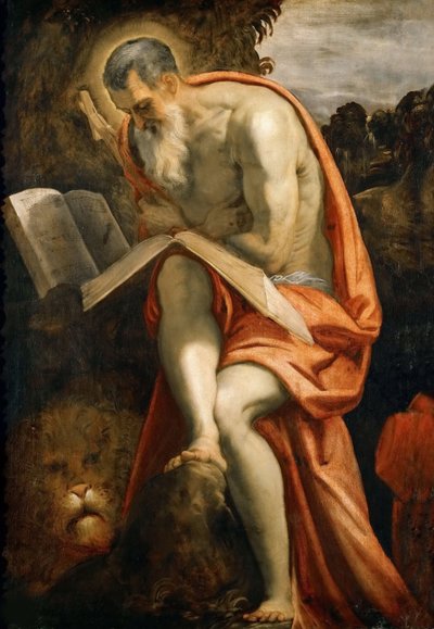 Heiliger Hieronymus, ca. 1573-1575 von Jacopo Robusti Tintoretto