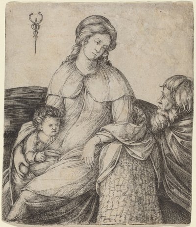 Heilige Familie von Jacopo de Barbari