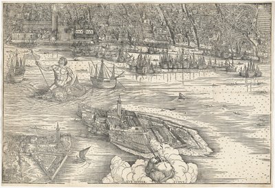 Ansicht von Venedig [unterer Mittelblock] von Jacopo de