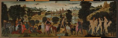 Diana und Actaeon von Jacopo del Sellaio