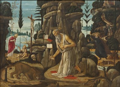 Der reuige St. Hieronymus von Jacopo del Sellaio