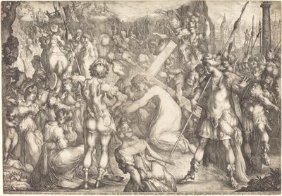 Der Weg nach Golgatha von Jacques Bellange