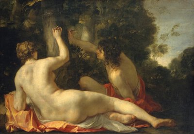 Angelica und Medoro, möglicherweise frühe 1630er Jahre von Jacques Blanchard
