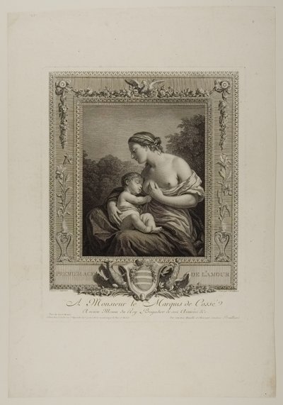 Erstes Zeitalter des Amor von Jacques Bouillard