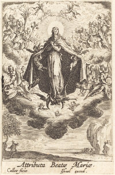 Attribute der Jungfrau von Jacques Callot