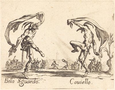 Bello Sguardo und Coviello von Jacques Callot