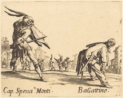 Cap. Spessa Monti und Bagattino von Jacques Callot