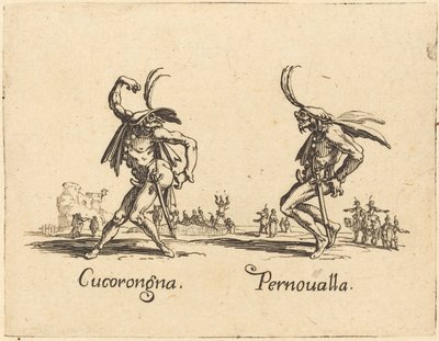 Cucorongna und Pernoualla von Jacques Callot