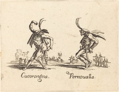 Cucorongna und Pernoualla von Jacques Callot