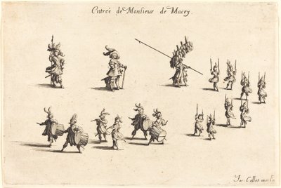 Einzug von M. de Macey von Jacques Callot