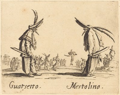 Guatsetto und Mestolino von Jacques Callot