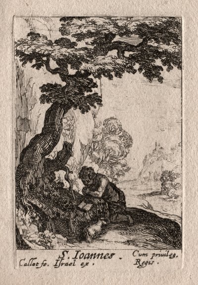 Les Pénitents: St. Johannes der Täufer von Jacques Callot