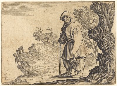 Bauer mit Sack, ca. 1622 von Jacques Callot