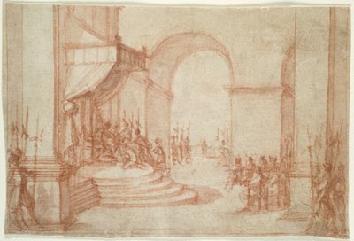 Pilatus wäscht seine Hände von Jacques Callot