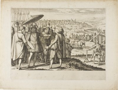 Restaurierung des Aquädukts von Pisa von Jacques Callot