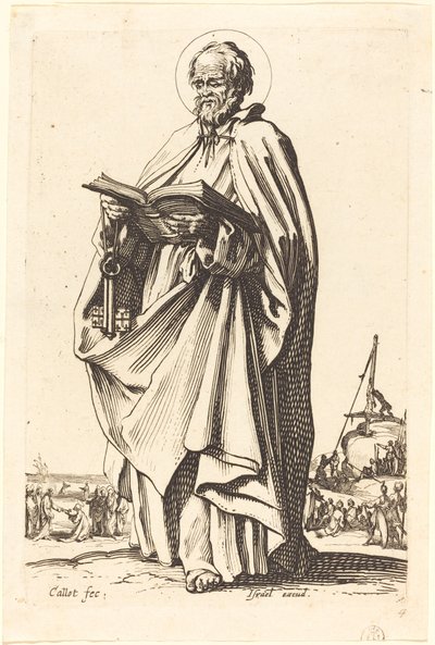 Heiliger Petrus von Jacques Callot