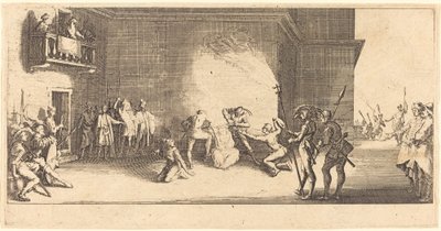 Die Krönung mit Dornen von Jacques Callot